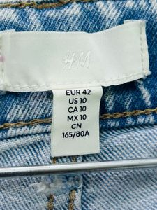H&amp;M Cropped High waist jeans