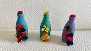 3 Decorative Bottles