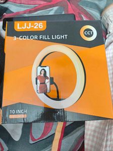 3 Color Ring Light 10 inch