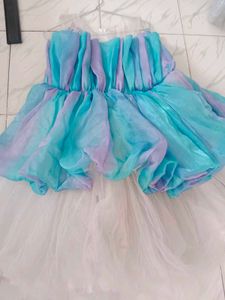 Stunning Blue &amp; Purple Gown