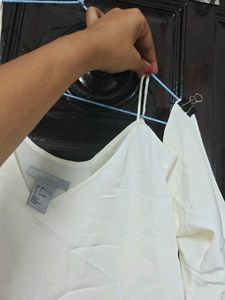 H&amp;M Off-Shoulder Bell Sleeve Top