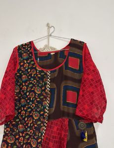 Bohemian Patchwork Print Kurta