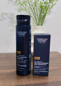 Conscious Chemist Anti-Hairfall Shampoo & Hair Oil