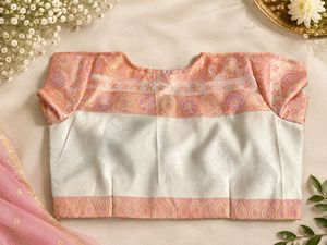 Elegant Paisley Brocade Blouse
