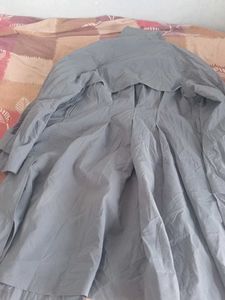 Chic Light Blue Trench Coat