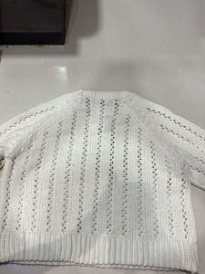 Chic white Knit Sweater