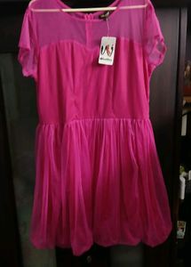 Chic Pink Barbie Dress - XL Size