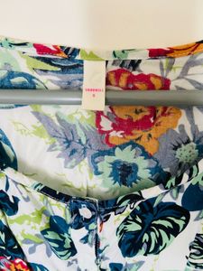 Vibrant Floral Print Romper