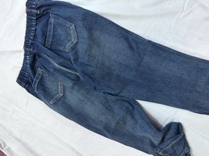 Stylish Split Hem Denim Jeans