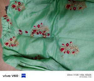 Light Green Embroidered Kurta Set and dupatta