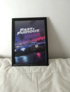 Fast &amp; Furious A4 Framed Poster