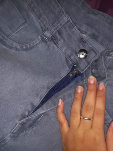 Grey Skinny Fit Jeans