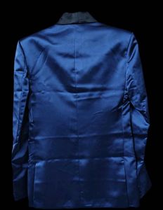 Men's Blue Velvet Tuxedo Jacket party wear