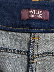 Wills Lifestyle Dark Wash High-Waisted Jeans