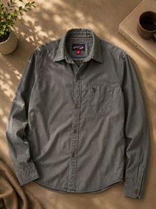 us polo assn grey shirt