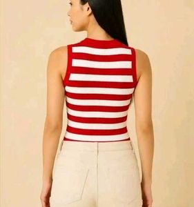 Striped Sleeveless Tank Top