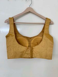 Golden Silk Blend Women Blouse