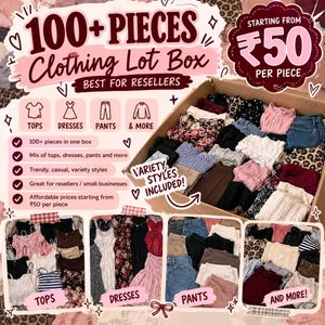 100 piece WOMEN’S THRIFT CLOTHING BULK