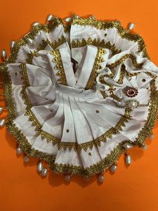 Laddu Gopal Handmade Fancy Dress Fabric Cotton