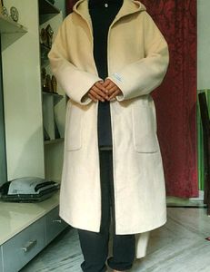 Hooded Long Overcoat