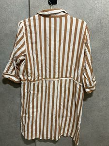 Striped Shirt Dress