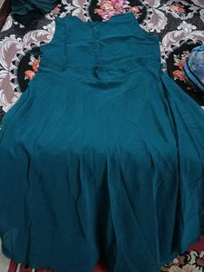 Teal Sequined Lehenga Choli Set