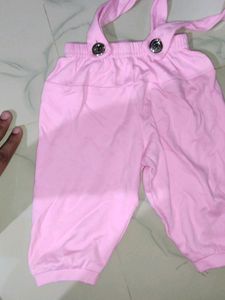 Baby Pink Unisex Pant .Size 3 To 7 Months Baby