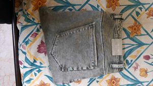 Grey Wash Denim Jeans