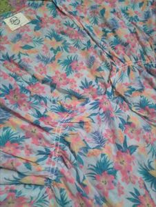 Floral Print Kaftan Top
