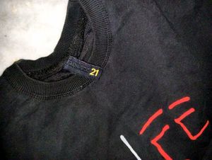 Stylish Black Graphic Tee