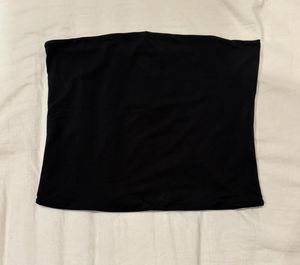 go-to basic black tube top