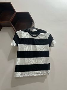 Black and White Striped T-Shirt