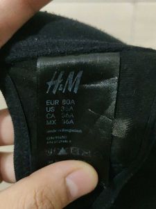H&amp;M Black Lace Bra