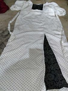 Polka Dot Blouse with Ruffled Sleeves