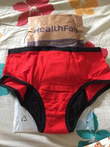 HealthFab Red &amp; Black Period Panty