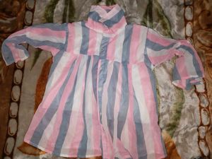 Striped Sheer Blouse