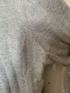 Grey Button-Up Cardigan