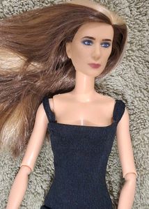 Black Lace Trimmed Bodycon Dress wonder women doll