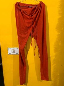 Red Drawstring Lounge Pants