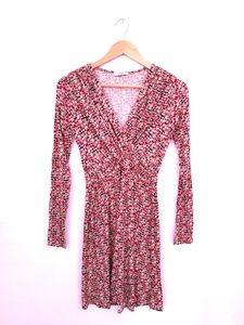 Floral Print Long Sleeve Dress