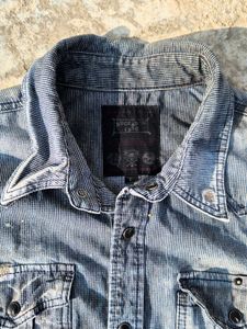Denim Style Button Down Shirt