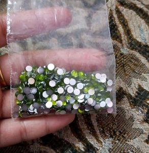 Green Rhinestones
