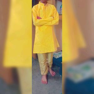 Yellow Kurta Pyjama