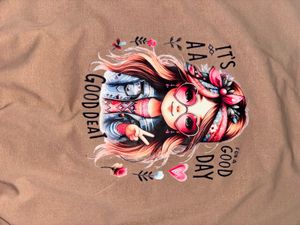 Cute Graphic Print T-Shirt