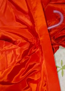 Orange Printed Kurta Set with Palazzo