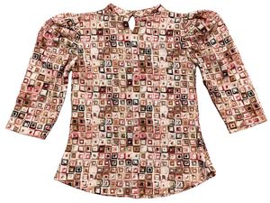 Elegant Printed Statement Top