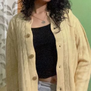 Cozy Pastel Cable Knit Cardigan