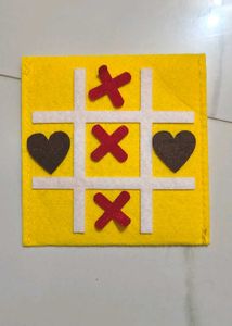 Felt Tic Tac Toe Game Kids Adults Fun XO