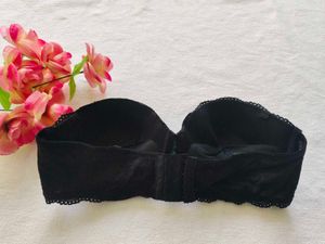 Elegant Black Lace Strapless inner