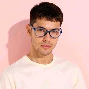 Lenskart Air Online Blue Full Rim RectangularFlexi